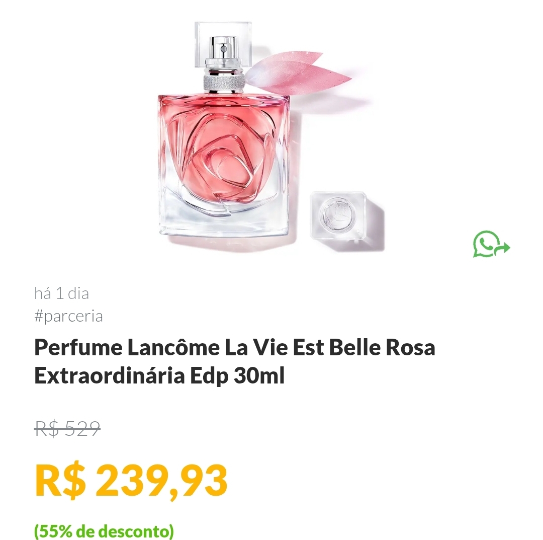 Perfume Lancôme La Vie Est Belle Rosa 30ml